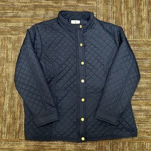 Jade & Ivory Navy Quilted Puffer Jacket - NWOT
